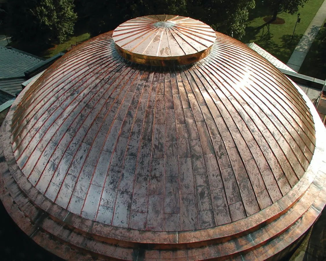 Craftsman Roofing crew installing a new roof in Burlington Town Center